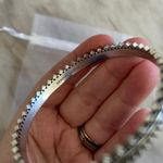 Kendra Scott Mary Caroline Silver Rhodium Crown Mosaic Bangle Bracelet Photo 3