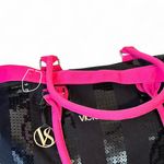 Victoria's Secret VS sequins weekend tote bag black and pink Photo 3