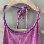 Urban Outfitters  Purple Tie-dye Halter Top Backless Low Back Women’s Medium Photo 2