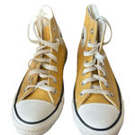 Converse Unisex gold High Top Sneakers Casual Lace-Up Shoes 7 Photo 0