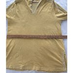 Soft Surroundings Hoodie Tunic Size L Heather Yellow Pullover Light Sustainable Photo 13