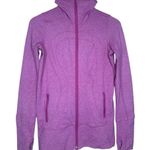 Lululemon In Stride Zip Up Jacket Heathered Ultra Violet Photo 1
