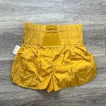 Free People Movement FP Movement by Free People Mustard High Waist Shorts Photo 3