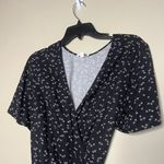Vetta the short wrap dress floral Black Size L Photo 3