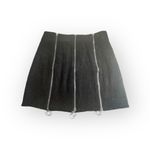 Deadstock: new Valfre ꥟ Lasso Mini Skirt ꥟ Black ꥟ Silver Zippers All Over ꥟ M ꥟ Size M Photo 6