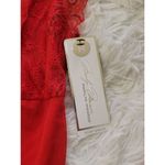 Marilyn Monroe Lacey Red Deep Plunge Intimates BodySuit Size M NEW Photo 5