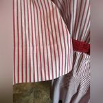 Vintage Shirt Dress Red & White Stripe EJM Ltd Size 11 Photo 3