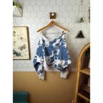 Natural Life  Palmer Blue Tie-Dye Cropped Sweatshirt - Size - XL Photo 1