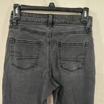 American Eagle  stretch faded black wash mom jeans size 0 Photo 3
