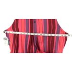 Free People  Mackenzie Shirt Womens S Red Pink Striped Sleeveless Wrap Button Top Photo 5