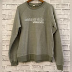 Boxercraft Women’s  Michigan State University green fuzzy pullover sweatshirt L Photo 0