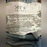 Levi's Vintage Levi’s 501 S Skinny Levi Strauss & Co 25 x 28 Jeans Button Fly Pants Photo 6