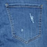 Lucky & Blessed Mid Rise Flare Jean STRETCH 14 Bellbottom Boho Western Raw Hem Blue Photo 6