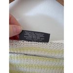 Wooden Ships ‎ Paola Buendia Yellow and White Striped Knit Sweater Size XS Photo 2