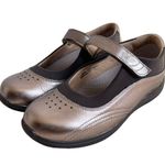 Drew  Womens Rose Mary Jane Shoes Size 7 Grain Leather Cooper Metallic Orthopedic Photo 1