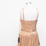 Mac Duggal  -  Gold Ruffle Tiered Buckle Detail Dress Photo 12