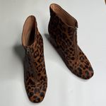 Madewell  Amalia Zip Boot in Leopard Calf Hair S-398 Sz 8.5 Photo 2