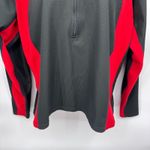 Marmot Windstopper N2S 1/4 Zip Pullover Top Womens Large Black Red Polyester Photo 2