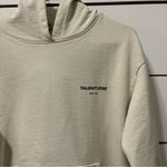 Talentless Heavyweight Circle Logo Hoodie Cream Photo 6