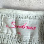 Sundress Womens White Gold Amande‎ Robe Court Sarong Mini Dress Wrap Sz L/XL Size L Photo 4