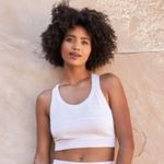 l*space L* Active Women’s S Out Of Bounds Crop Top Peony Pink 100% Cotton Lounge Photo 1