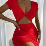 SheIn Red Night Out Dress Photo 0