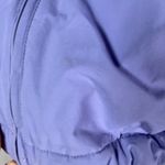 LL‎ Bean Women's Regular Small Lavender Nylon Fleece Lined Vest Zip Pockets Purple Photo 5