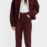 Levi's NWT High Waisted Mom Jeans Corduroy 30X29 Brown Photo 1