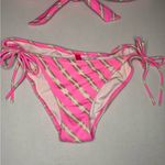 Victoria's Secret Pink and Gold Striped Bikini Set Photo 9