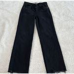Frank & Eileen Women’s Monaghan Mom Jeans Size 26 High Waisted Raw Hem Crop Photo 1