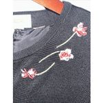 Talbots Floral Black Lined SheathDress With Silk Embroidered Cardigan 4p USA Photo 3