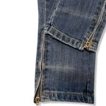 Mango Jeans Size 8 Miriam MNG Jeans Skinny Ankle Zip Women's Blue Denim Pants Low Rise Photo 4