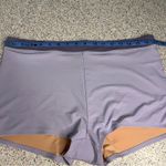 Madewell  Second Wave Ribbed-Trim Bikini Shorts *Bottom Only* Lavender Women’s XL Photo 4