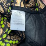 ALC Frank A.L.C. Emory Chocolate Brown Peach‎ Green Quilted Asymmetrical Jacket Small NEW Photo 3