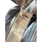 Billabong  Womens Striped Smocked pants flowy gauzy Blue & White 100% Cotton S Photo 4