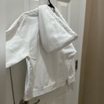 Helmut Lang  Limited Edition Zip Front Hoodie Sweatshirt Size Small white Photo 3