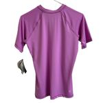 Nike  Women's Size M Dri-Fit UPF 40+ Pink Swoosh Swim Short Sleeve Shirt Gorpcore Photo 1