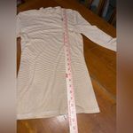 Anthropologie  Pure + Good mock neck golden ribbed knit striped shirt - size XS Photo 9