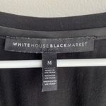 White House | Black Market Black Scoop Neck Short Sleeve Shirt Photo 2