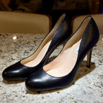 LK Bennett “Shilo” Black Leather Heels – NWT Rare Classic Court Pump Size 37 6.5 Photo 2