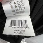 BCBGeneration Dress Black Sleeveless Ruffled Peplum Waist Maxi Lightweight Large Photo 4