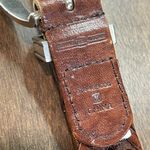 Fossil Vintage  Leather Braided Belt Women's‎ Size Medium Brown Silver Hardware Photo 7