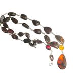 Baltic Amber Necklace with Teardrop Pendant Photo 3