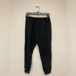 Silence + Noise  Pleated Black Drawstring Cuffed Dressy Jogger Pant SZ S Photo 3