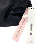 AQUA Women's Black Scrunchie Mini Crossbody Bag Black Rhinestone Strap New Photo 10