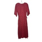 Anthropologie  Kopal Keri Brick Hand Print Maxi Dress Sz. M Photo 3