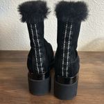 DKNY Women's Black Fur-Trimmed Boots Photo 1