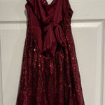 Red Sequin Dress Size XL Photo 1