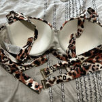 Time And Tru Leopard Bikini Top Photo 2