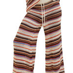 Aerie NWT Crochet Party Pant in Natural Multi-Color Size XS Photo 0